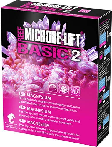 MICROBE-LIFT® - Basic 2 Magnesium | Magnesium-Zusatz zur Korallenversogung in jedem Meerwasseraquarium | BASIC-System | Hochrein | Inhalt: 500 g
