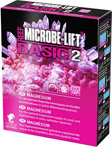 MICROBE-LIFT® - Basic 2 Magnesium | Magnesium-Zusatz zur Korallenversogung in jedem Meerwasseraquarium | Basic-System | Hochrein | Inhalt: 500 g