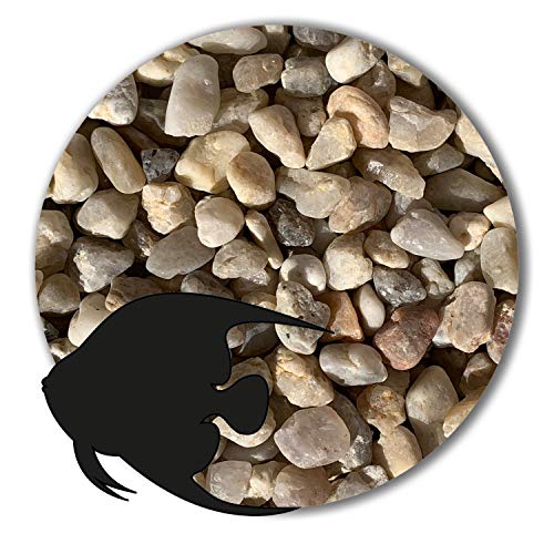 Anbobo Müller GmbH - Aquarium Sand/Aquarium Kies - 25 KG - 5,6-8,0mm - Natur - Deutsche Premiumqualität