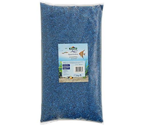 Dehner Aqua Aquarienkies, Körnung 2 - 4 mm, 5 kg, enzianblau