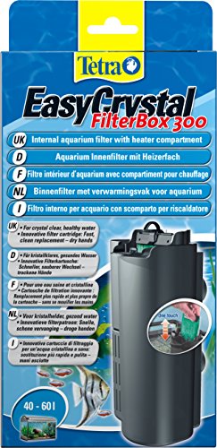 Tetra EasyCrystal Aquarium Filterbox 300 - Filter für 40-60 L Aquarien, für kristallklares gesundes Wasser, einfache Pflege, intensive mechanische, biologische und chemische Filterung