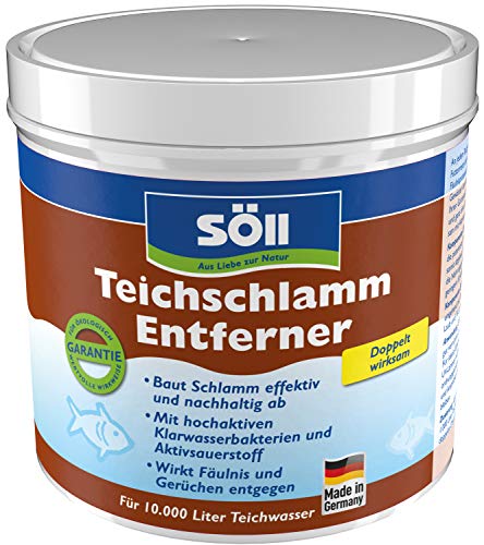 Söll 80588 TeichschlammEntferner doppelt wirksam gegen Teichschlamm 500 g - biologischer...