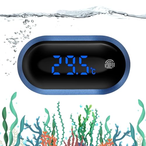 EEEKit Digital Aquarium Thermometer, Hohe Präzision Thermostat Aquarium Temperaturmesser für Pflanzen Reptilien Zubehör