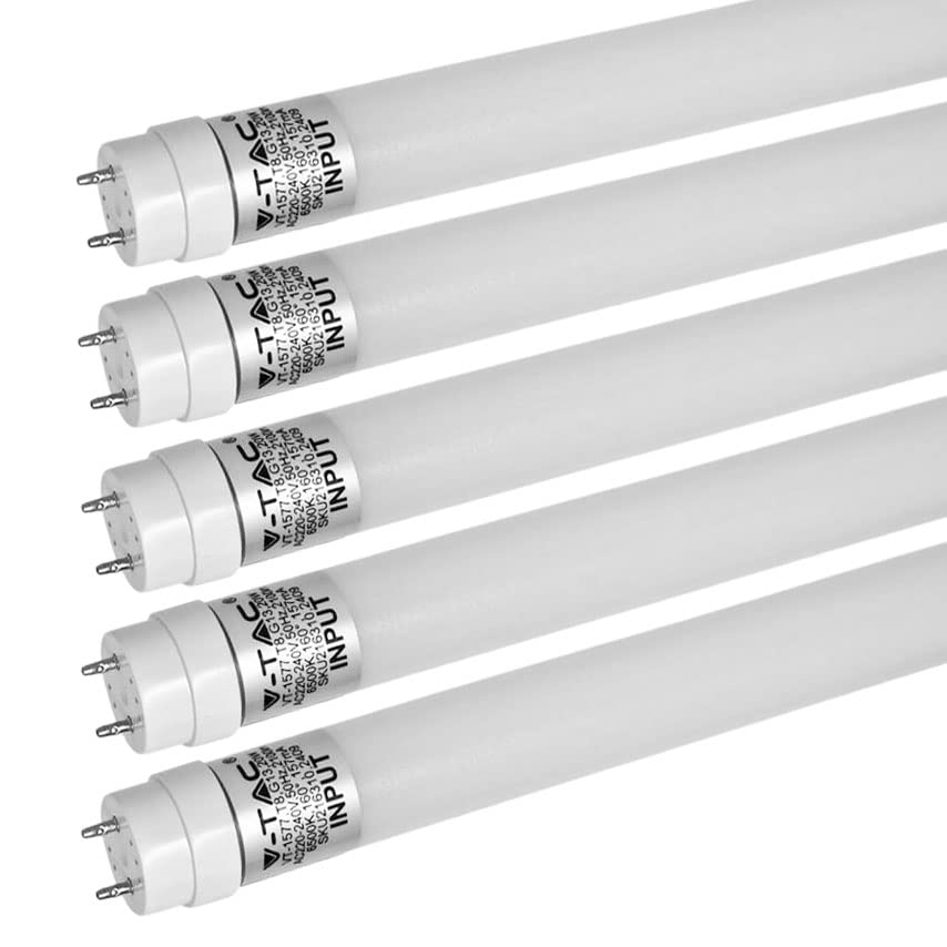 ZONE LED SET - LED Röhre 120cm, kaltweiß (6500 K), 1850 Lumen, T8, G13-18W (ersetzt 36W), inklusive Starter, LED-TUBE Leuchtstoffröhre Neonröhre Leuchte Röhrenlampe, 5-er Pack