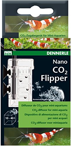 Dennerle CO2 Nano-Flipper - leistungsfähiges, kompaktes CO2-Zugabegerät speziell für Mini-Aquarien