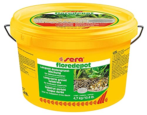 sera floredepot 4,7 kg (3,6 L) - Eine gute Basis für erfolgreiche Pflanzenpflege im Aquarium, Bodengrund für unter den Aquarienkies, Nährboden 1. Schicht unter dem Aquariumkies