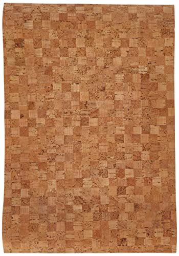 Rayher 63011000 Korkstoff Mosaik, Zuschnitt gerollt, 45 x 30 cm, Stärke 0,8 mm, vegane Lederalternative, zum Basteln, Nähen, Kleben, Schneiden, Stanzen, Bemalen, Beschriften