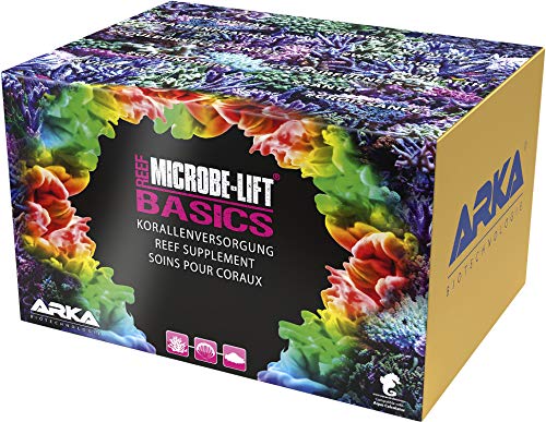 MICROBE-LIFT Basic-Set normal - Starterset für individuelle Korallenversorgung im Meerwasseraquarium, inkl. 3X 1 L Dosierbehälter und Zubehör.