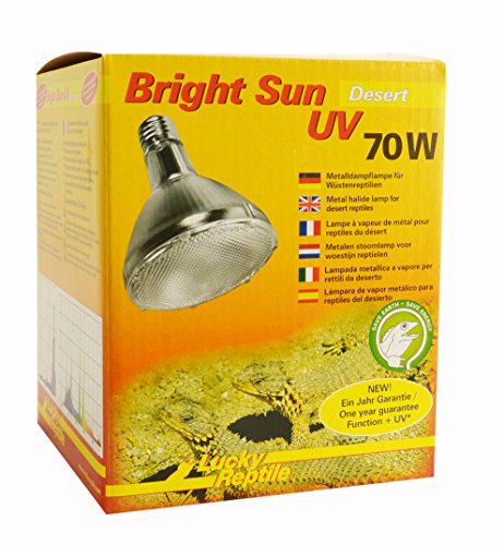 Lucky Reptile Bright Sun UV Desert - 70 W Metalldampflampe für E27 Fassungen