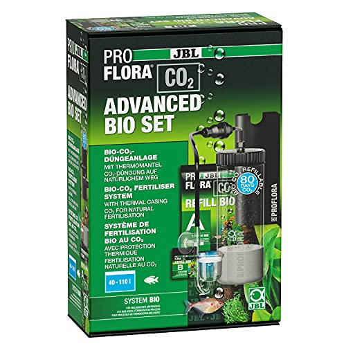 JBL PROFLORA CO2 ADVANCED BIO SET, Bio CO2-Düngeanlagen-Set für 40-110 l, Mit umfangreichem Zubehör