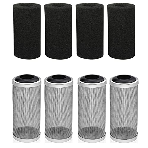 WiDream 8 Stück Filter Guard 16 mm, Aquarium Filter Fish Mesh Netz, Aquarium Filter Guard Mesh Net, Aquarium Schutzhülle für Aquarien, Tropische Fischfarmen, Koiteiche