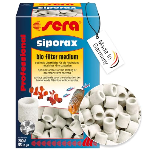 sera siporax Aquarium Filtermaterial 1000 ml (290g) | Maximale Optimierung der biologischen Filterung | Bio-Filter Medium | Biologische Filterung für Aquarien