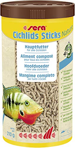 sera Cichlids Sticks Nature 1000 ml (210 g) - Hauptfutter für alle Cichliden