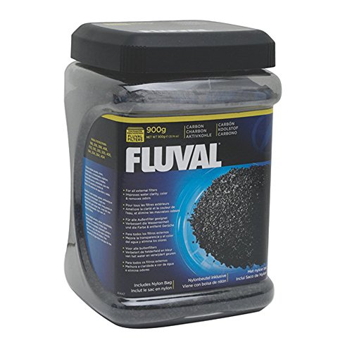 Fluval lose Aktivkohle Filtereinsatz, 800g, für Süß- und Meerwasseraquarien geeignet