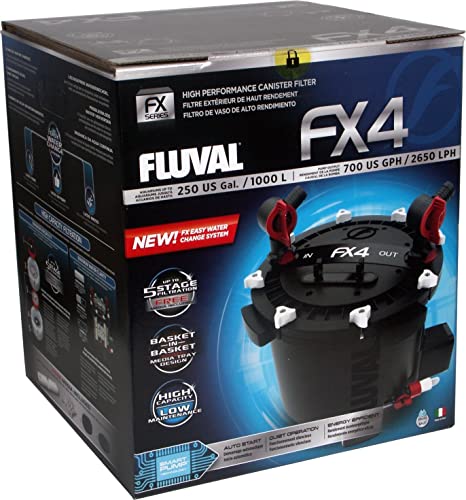 Fluval A214 FX4 Hochleistungs-Außenfilter, für Aquarien mit einerKapazitätvonbiszu1.000Lgeeignet