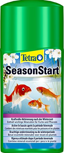 Tetra Pond SeasonStart - aktiviert den Gartenteich nach der Winterzeit, enthält wichtigen Mineralien für Fische und Pflanzen, 250 ml Flasche