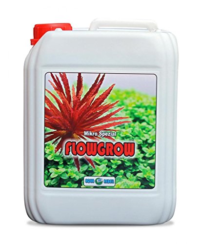 Aqua Rebell ® Mikro Spezial Flowgrow Dünger - 5 Literflasche - optimale Versorgung für Ihre Aquarium Wasserpflanzen - Aquarium Dünger speziell für Wasserpflanzen entworfen
