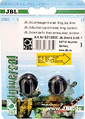 JBL 6313500 Lochsauger (u.a. Thermometer), 6 mm, 2 Stück