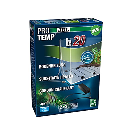 JBL PROTEMP b20 Bodenheizung für Süßwasser-Aquarien, 60-200 l, 20 W