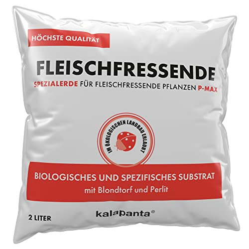 Kalapanta – organische, professionelle und spezifische Erde für fleischfressende Pflanzen: Drosera, Sarracenia, Nephenthes. Professionelle Qualität. biologisch 2 L