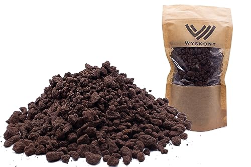 WYSKONT Lavasteine 1 Liter 5-10 mm - Aquarium Bodengrund - Lavamulch - Aquarium Deko - Terrarium Deko - Aquarium Steine - Aquarium Kies - Aquarium Soil - Dekosteine - Zierkies