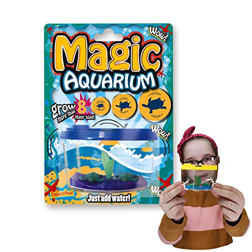 Magic Aquarium - Schildkröte von Deluxebase. Lassen Sie Ihre eigenen Pinguine in diesem Spielzeug Fisch Tank-Kit für Kinder wachsen.