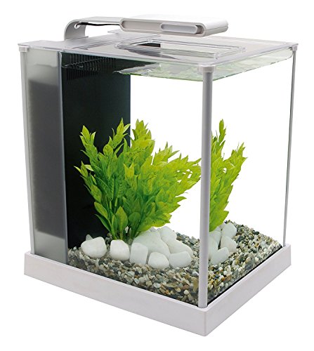 Fluval Spec 3 Nano Aquarium, mit 10L Fassungsvermoegen, in weiss