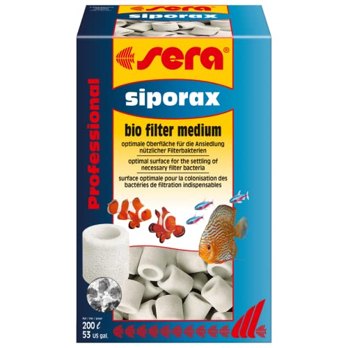 sera siporax Aquarium Filtermaterial 1000 ml (290g) | Maximale Optimierung der biologischen Filterung | Bio-Filter Medium | Biologische Filterung für Aquarien