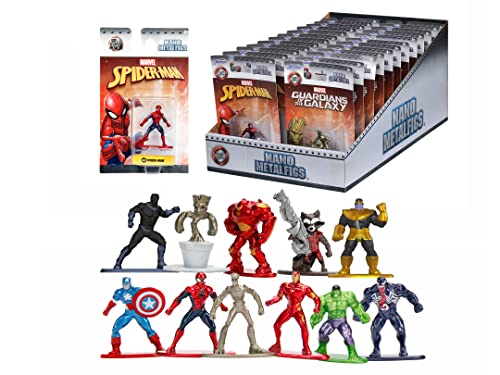 Jada Toys Marvel Single Pack Nanofigs, 11-sort.