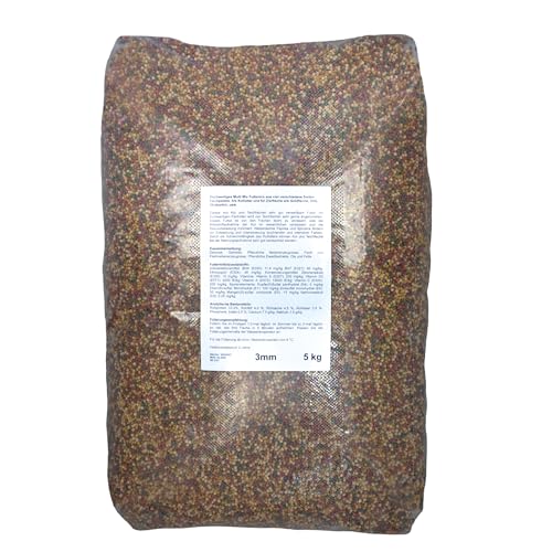 Koi Herdecke - 5 kg Fischfutter Mix für Koi's | Schwimmende Pellets von 3 mm | geeignet für Zierfische - Goldfische - Orfe - Shubunkin | 5 Kilo Pack