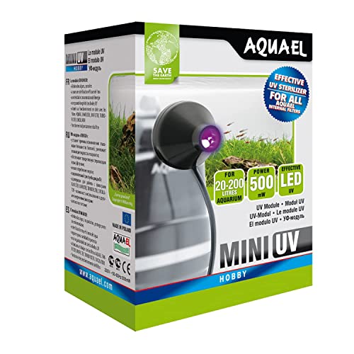 Aquael Mini UV-Beleuchtung, LED, für Aquaristik, 1 W