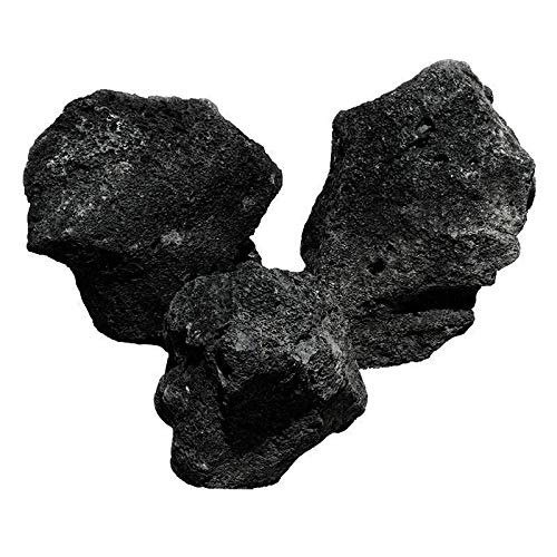 OrinocoDeco Lava Stein, schwarz 2 kg