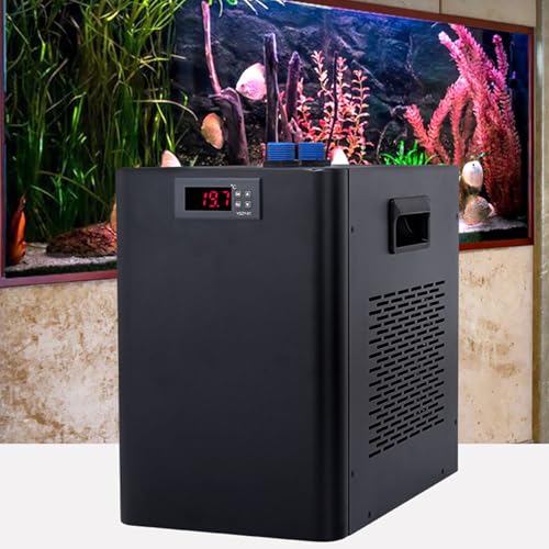 160L/300L/500L Aquarium Wasserkühler Aquarium Chiller Wasserkühlung Maschine,für Quallen Wasserpflanzen Korallenkristall Garnelen Süß,Salzwasser-Wasserpflanzen,300L/79GAL