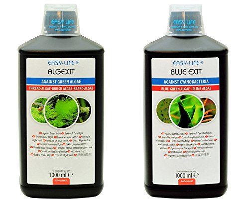 Sparpack Easy Life AlgExit 1000 ml + Easy Life BlueExit 1000 ml Power gegen Algen im Aquarium