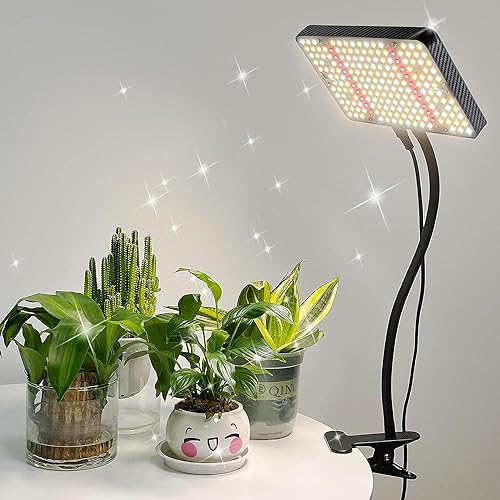 FRGROW Pflanzenlampe LED Vollspektrum, Pflanzenlicht für Zimmerpflanzen, UV-IR Vollspektrum Pflanzenleuchte LED 200W, Grow Lampe LED 208 LEDs, Wachstumslampe für Pflanzen, Daisy Chain Euro Stecker