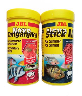 JBL Tanganjika Futter Set Novo Tanganjika 250ml & JBL Novo Stick M 250ml