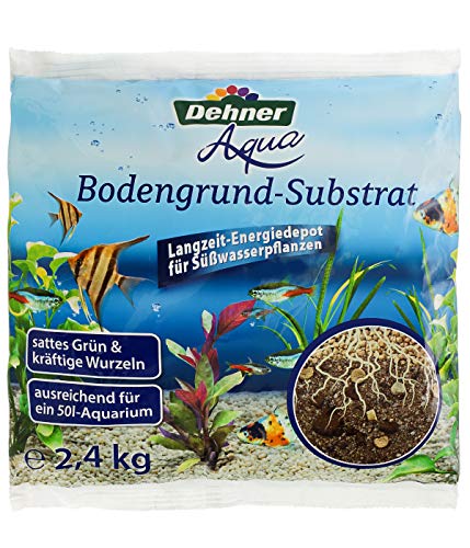 Dehner Aqua Bodengrund-Substrat, Körnung 2 - 4 mm, 2.4 kg, naturfarben