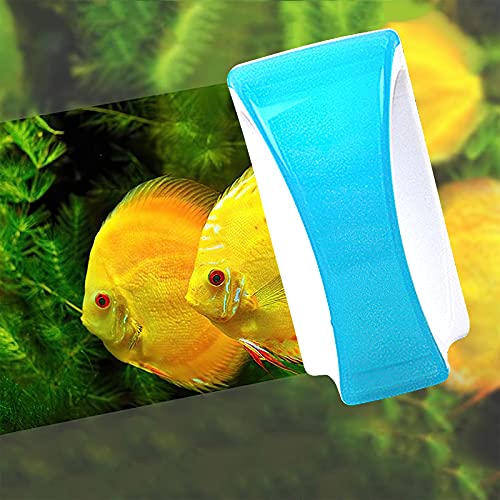 Magnet Aquarium Scheibenreiniger, Gegen Algen im Aquarium, Scheibenreiniger Aquarium Reiniger Magnetisch Aquarium Fensterputzer