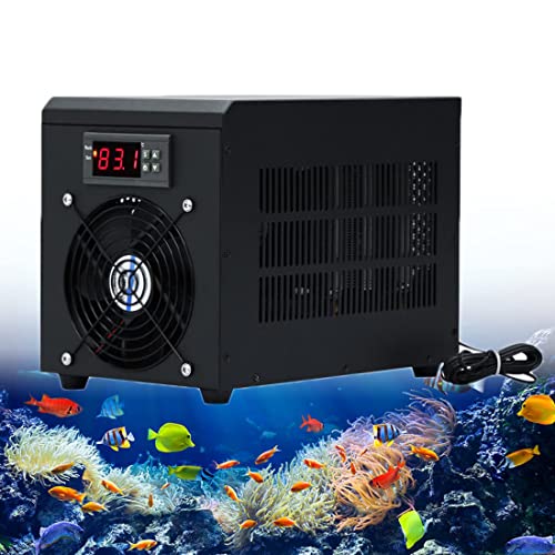 XNZJHPP Aquarium-Kühler-Kühler-Heizsystem mit Pumpe und Rohr, Fischtank mit einstellbarem Temperaturbereich von 20-40 °C für Zuhause