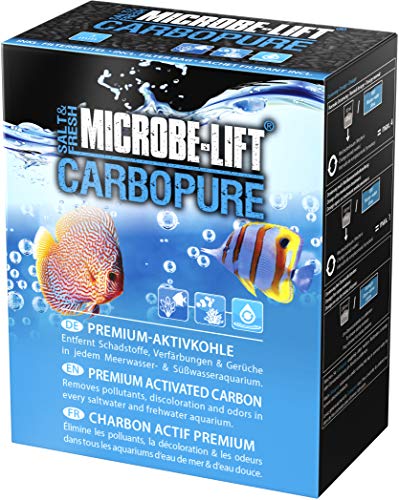 MICROBE-LIFT Carbopure - 1000 ml - Premium Aktivkohle, entfernt effektiv Verunreinigungen und Trübungen aus jedem Aquarium, dampfaktiviert & säuregewaschen.
