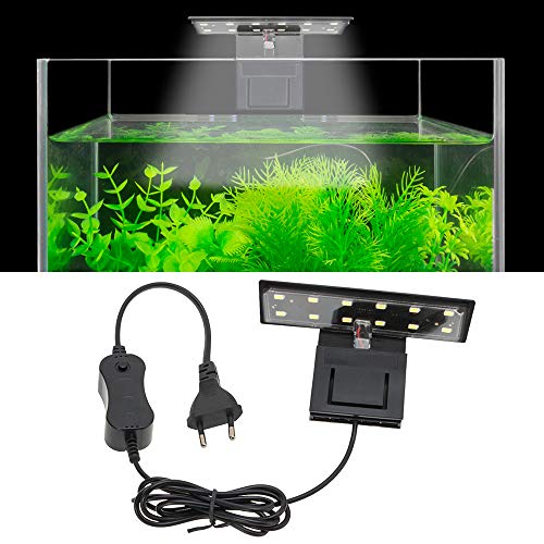 SENZEAL Aquarienbeleuchtung X3 Aquarien Led Lampe Aquarium Licht Led 220V 6W Nano Aquarium Beleuchtung für Wasserpflanzen und Fische