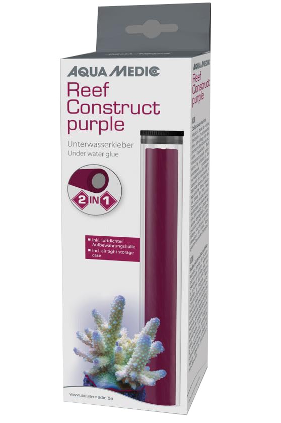 Aqua Medic Reef Construct Purple - 2in1, 114gr Korallenkleber violett