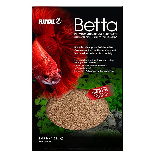 Fluval Betta Sand Dekokies Aquarium Kaffee