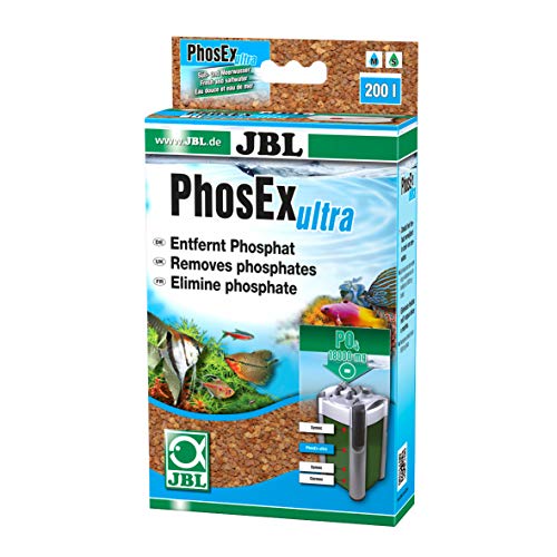 JBL PhosEx ultra 6254100, Filtermasse zur Entfernung von Phosphat aus Aquarienwasser, 340 g