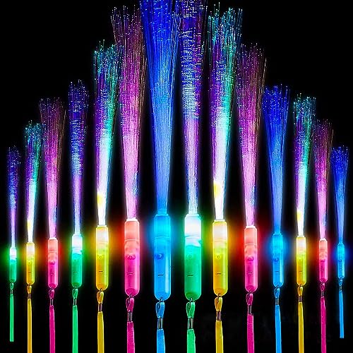 Sunshine smile 12PCS Leuchtstäbe,Knicklicht Pop Tubes,Pop Röhren Sensorik Spielzeug,Neon-Leuchtstäbe Schaum,LED Leuchtspielzeug für Kinde,Leuchtarmbänder,Glowing Sticks, LED Leuchtspielzeug