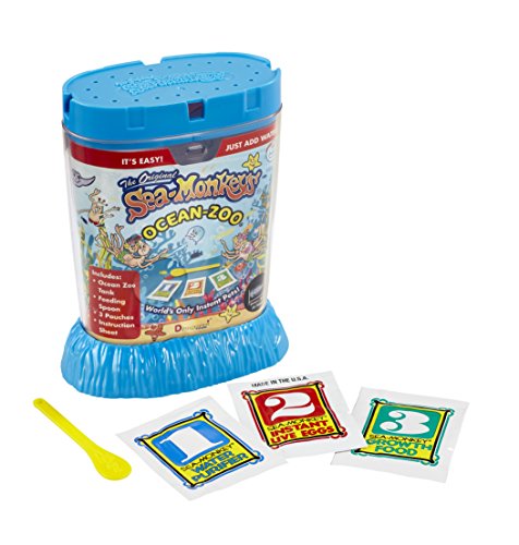 The Original Sea Monkeys – Ocean Zoo Aquarium – Grow Your Own Pets Pädagogisches Wissenschafts-Set – erstaunliche wissenschaftliche Experimente für Kinder – Züchten Sie Ihre eigenen Haustiere –