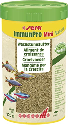 sera ImmunPro Mini Nature 250 ml (120 g) - Probiotisches Wachstumsfutter für Zierfische bis 4 cm