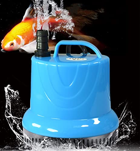 LONDAFISH Aquarium Wasserpumpe zum Pumpen und Wechseln von Wasser.Auch Aquarium Pumpenfilter oder Fischkot Absauger, erhältlich für niedrigen Wasserstand, geräuschlos (blaue Wasserpumpe)