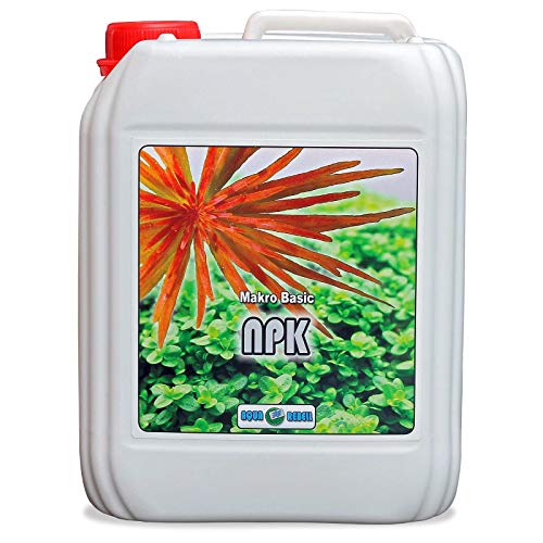 Aqua Rebell ® Makro Basic NPK Dünger - 5 Literflasche - optimale Versorgung für Ihre Aquarium Wasserpflanzen - Aquarium Dünger speziell für Wasserpflanzen entworfen