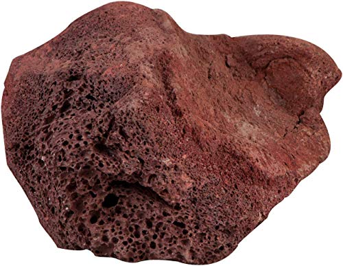 sera Rock Red Lava L 16 - 23 cm - Dunkelroter Lavastein mit poröser Oberfläche